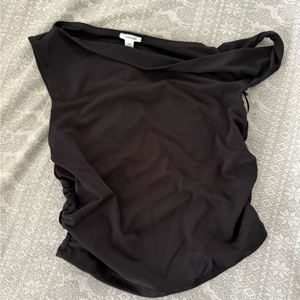 Garage Black Sleeveless Top